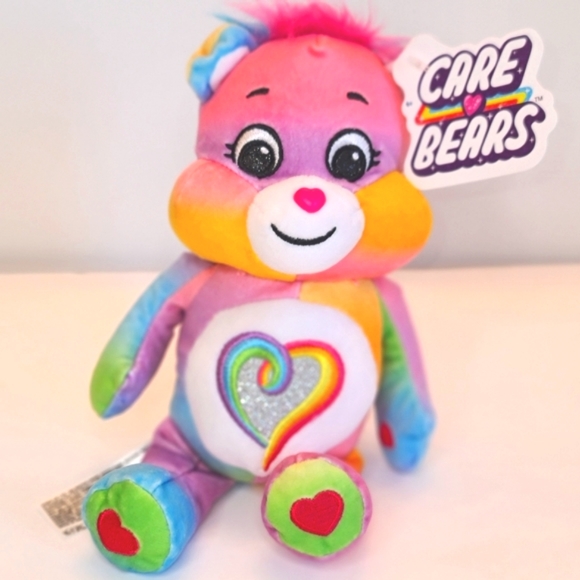 Care Bears Other - Rainbow Care Bear Doll 2023 BNWT 11"